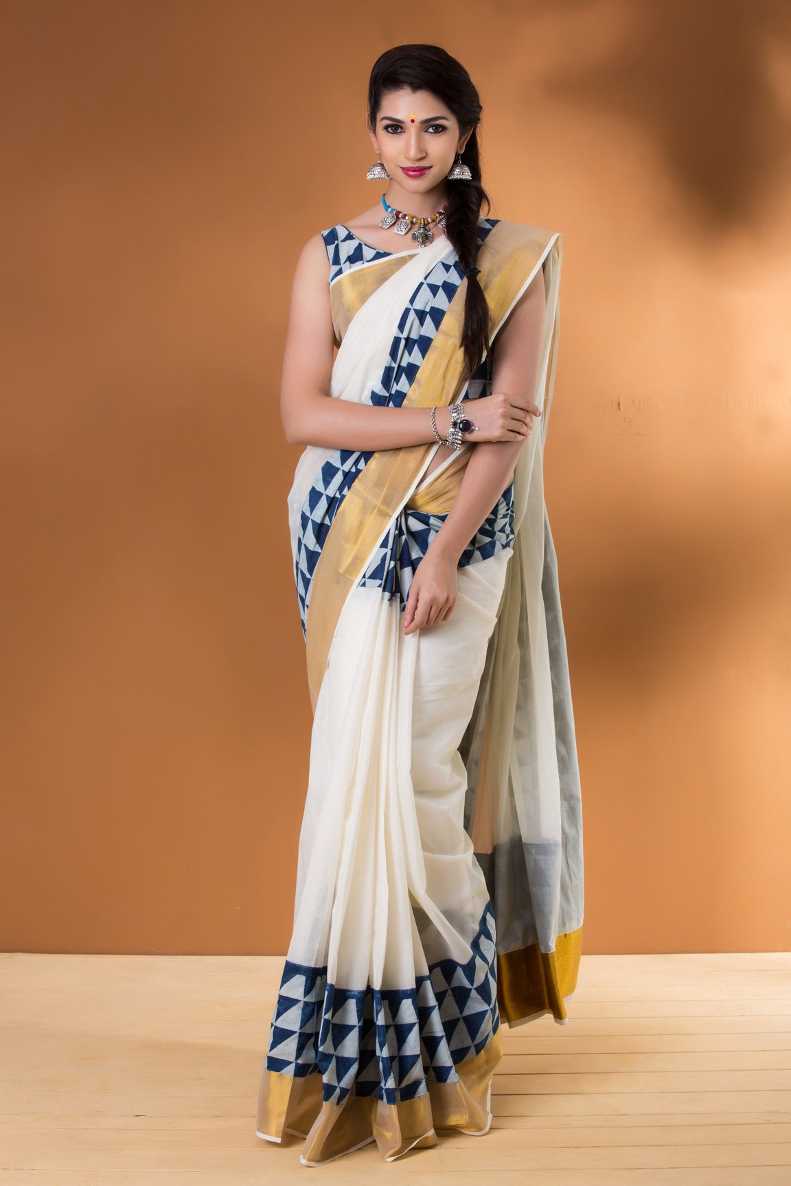 beautiful charming Indian woman in saree